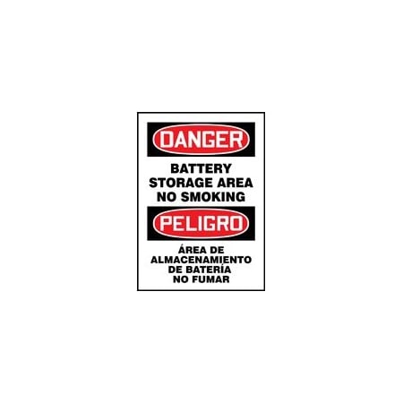 Safety Sign 14 In X 10 In ADHESIVE SBMELC149XV
